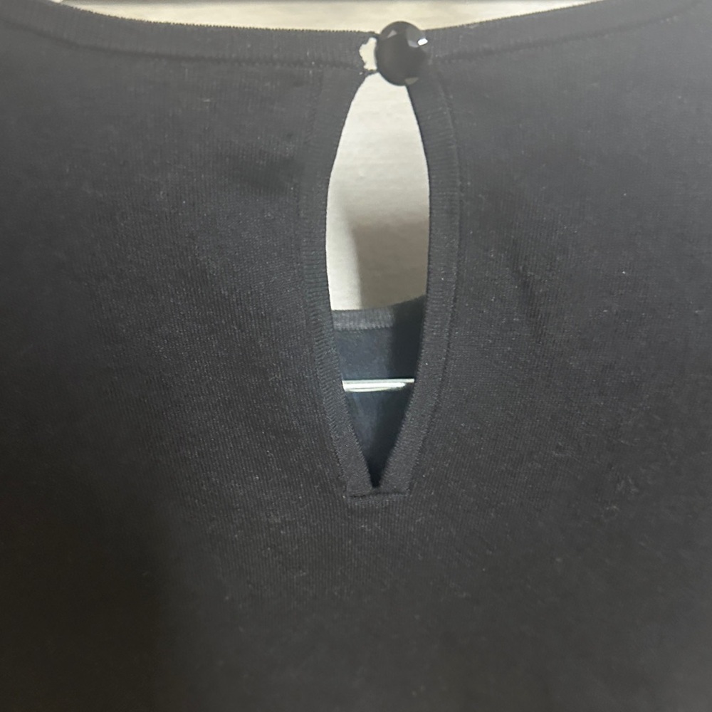 Ralph Lauren Elegant Black Ruffle Blouse - Picture 3 of 3